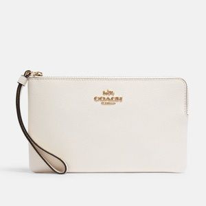 Coach Large Corner Zip Wristlet NWT